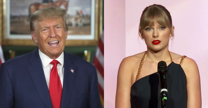 Trump di Truth Social: 'Saya Benci Taylor Swift!