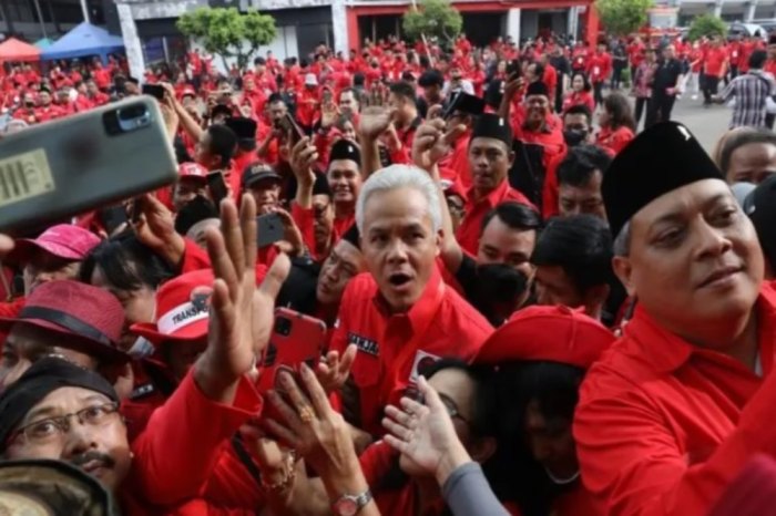 Polemik ganjar vs pdip soal peluang pencapresan 2024